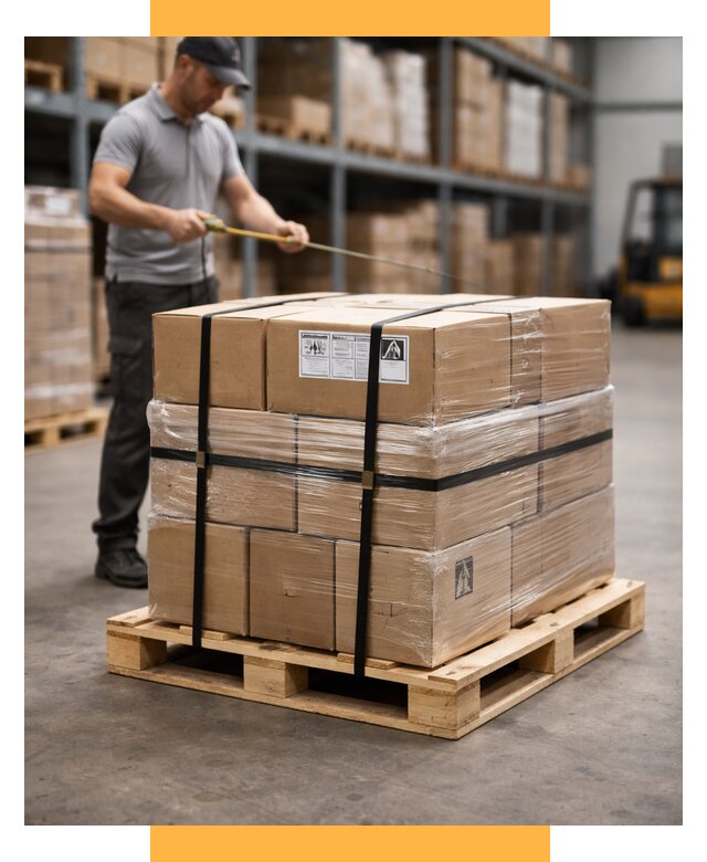 Упаковка и паллетирование грузов от 3548 р. | СетСервис-Кнк