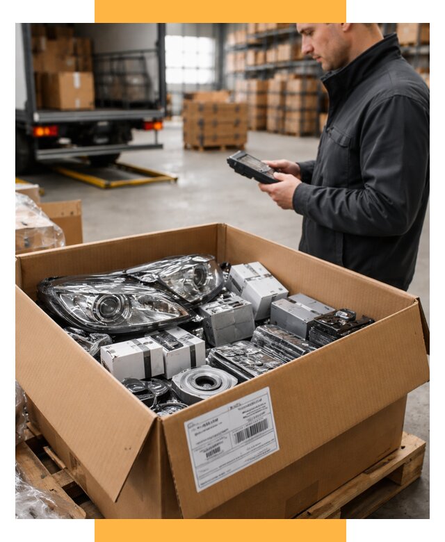 Доставка автозапчастей из Европы под ключ от 12671 р. | СетСервис-Кнк