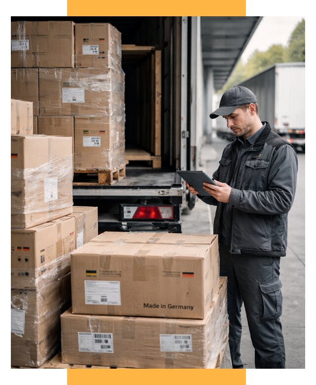 Доставка грузов из Германии от 45617 р. быстро - СетСервис-Кнк