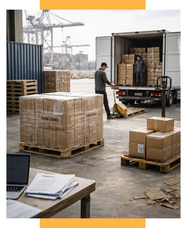 Доставка грузов из Израиля от 15206 р., логистика от СетСервис-Кнк