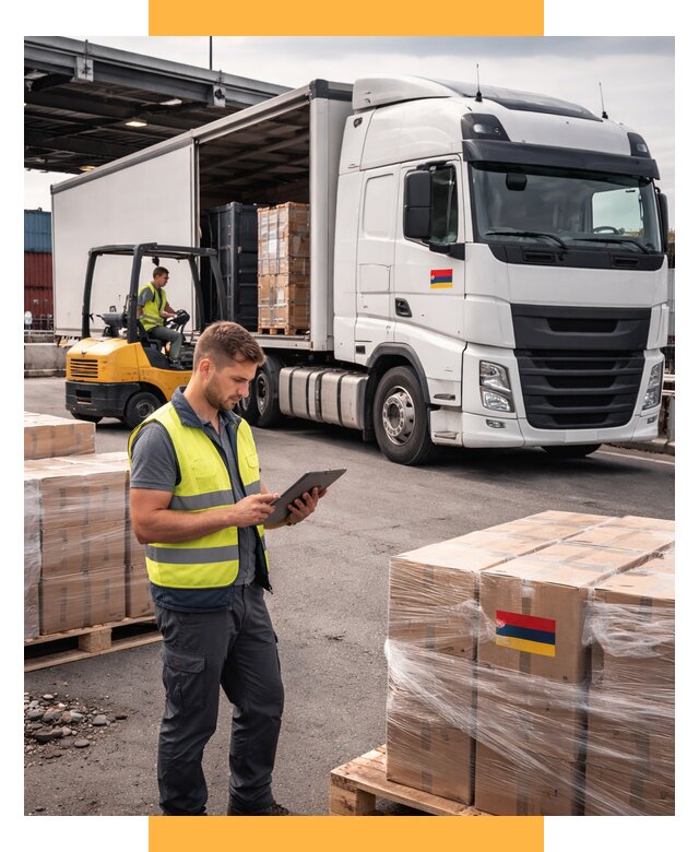 Автоперевозки из Армении от 96302 р. — услуги СетСервис-Кнк