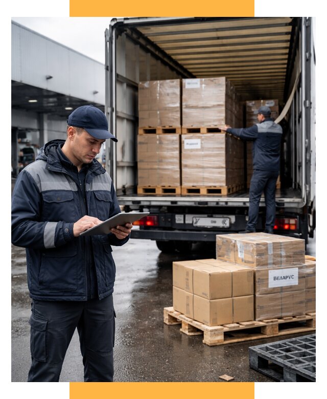 Доставка грузов из Беларуси от 15206 р. логистика СетСервис-Кнк