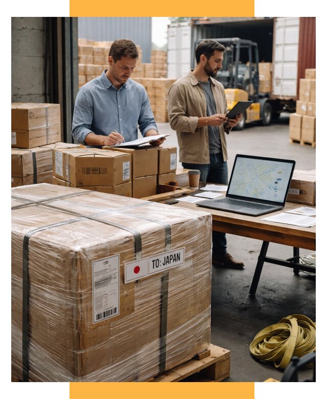 Доставка грузов в Японию от 25343 р., логистика СетСервис-Кнк