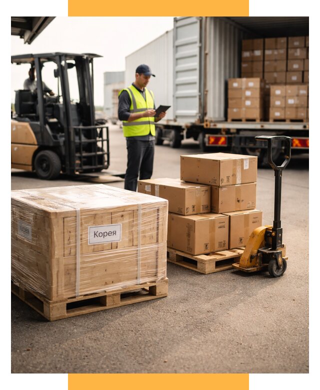 Доставка грузов в Корею из России от 35480 р. | СетСервис-Кнк