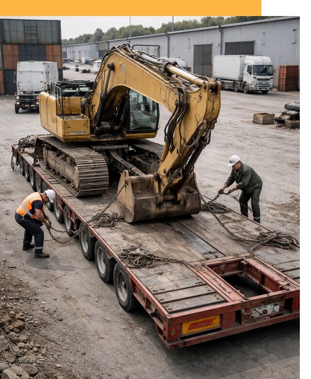 Перевозка спецтехники по России и миру от 45617 руб