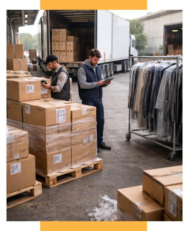 Перевозка и доставка одежды из Китая от 7603 р., СетСервис-Кнк