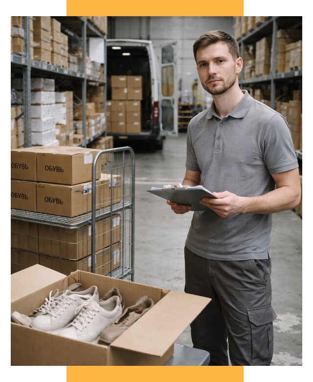 Доставка обуви из Китая и Турции от 4562 р. СетСервис-Кнк