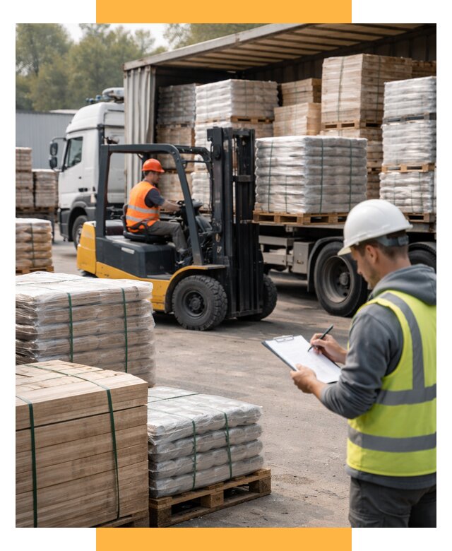 Перевозка строительных материалов от 5575 р. | СетСервис-Кнк