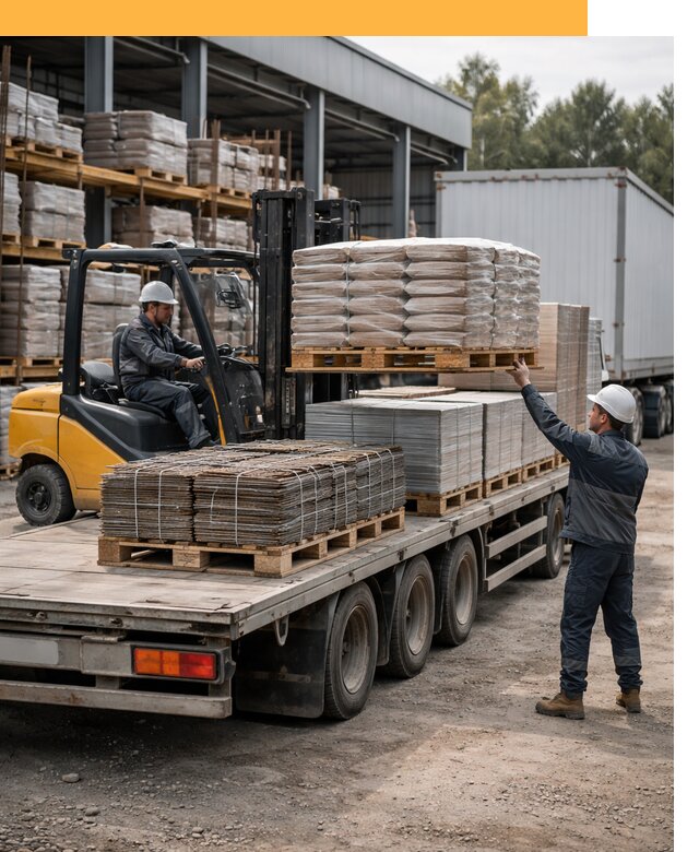 Перевозка строительных материалов по миру от 5575 руб