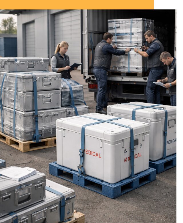 Перевозка медицинского оборудования по всему миру от 15206 руб