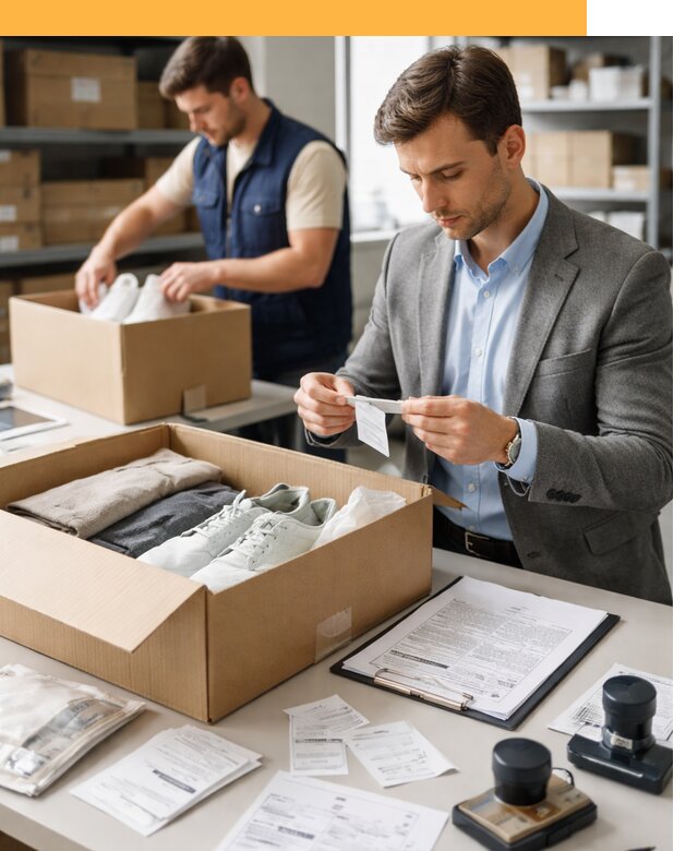 Таможенное оформление одежды и обуви по выгодной цене от 6589 руб