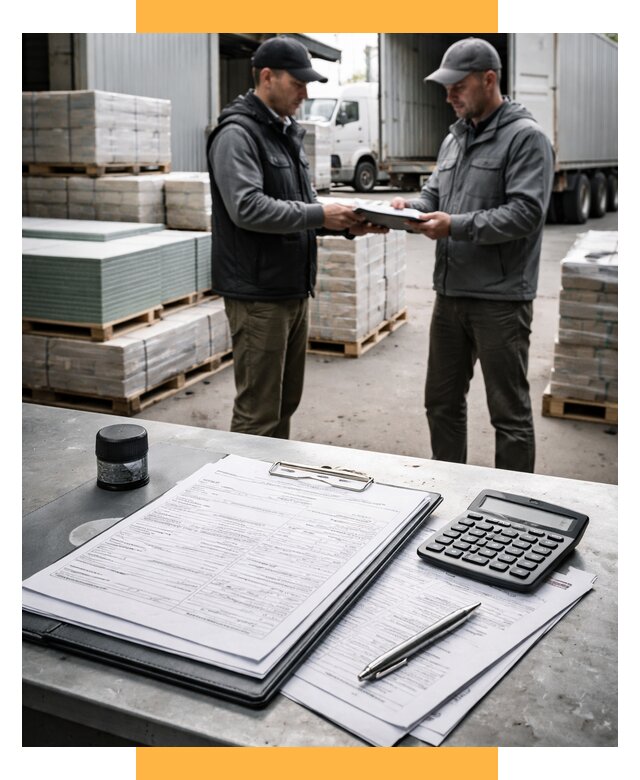 Таможенное оформление стройматериалов от 8616 р. | СетСервис-Кнк