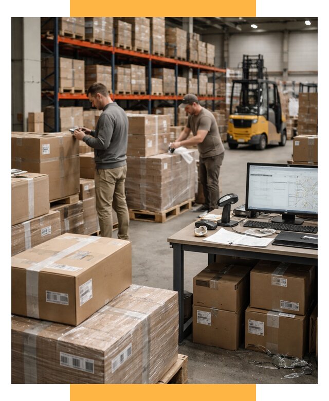 Склад консолидации в Европе от 6589 р., услуги СетСервис-Кнк